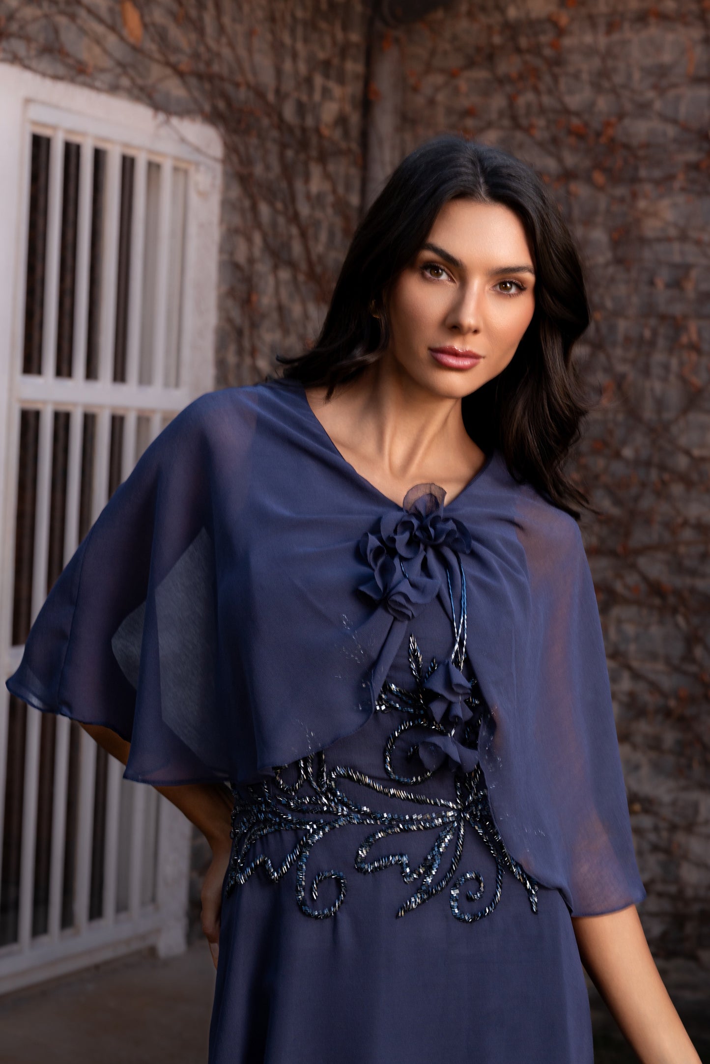 VESTIDO BIOT - Azul Marinho