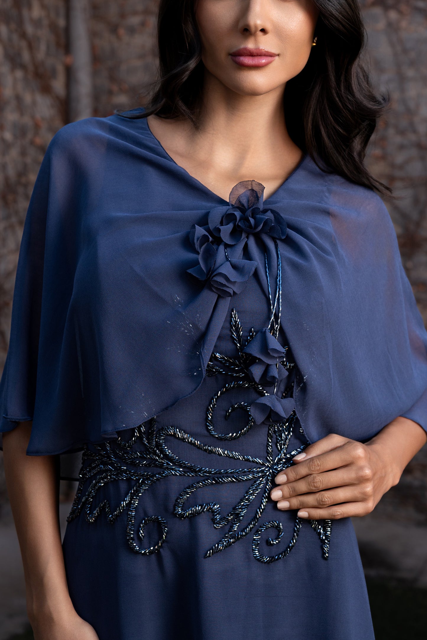 VESTIDO BIOT - Azul Marinho