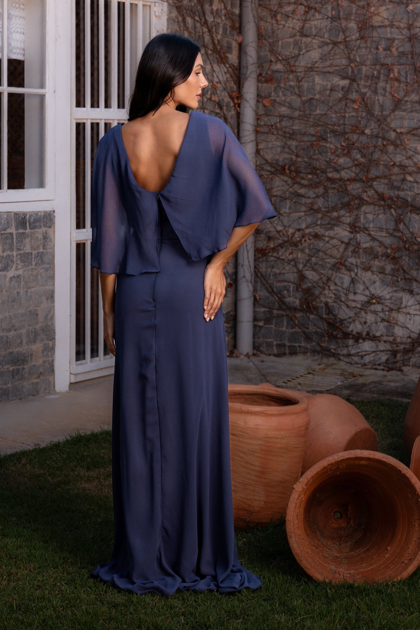 VESTIDO BIOT - Azul Marinho