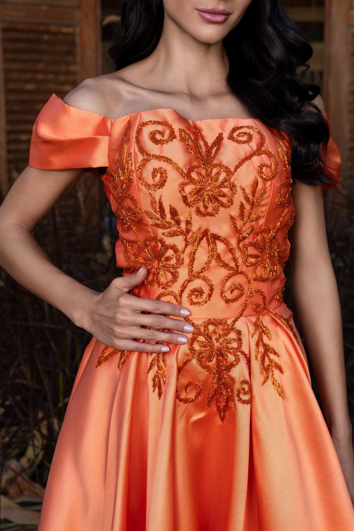 VESTIDO LIMOGES - Laranja