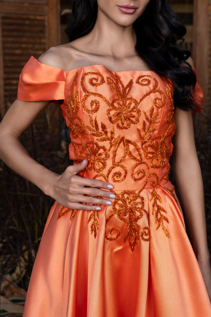VESTIDO LIMOGES - Laranja