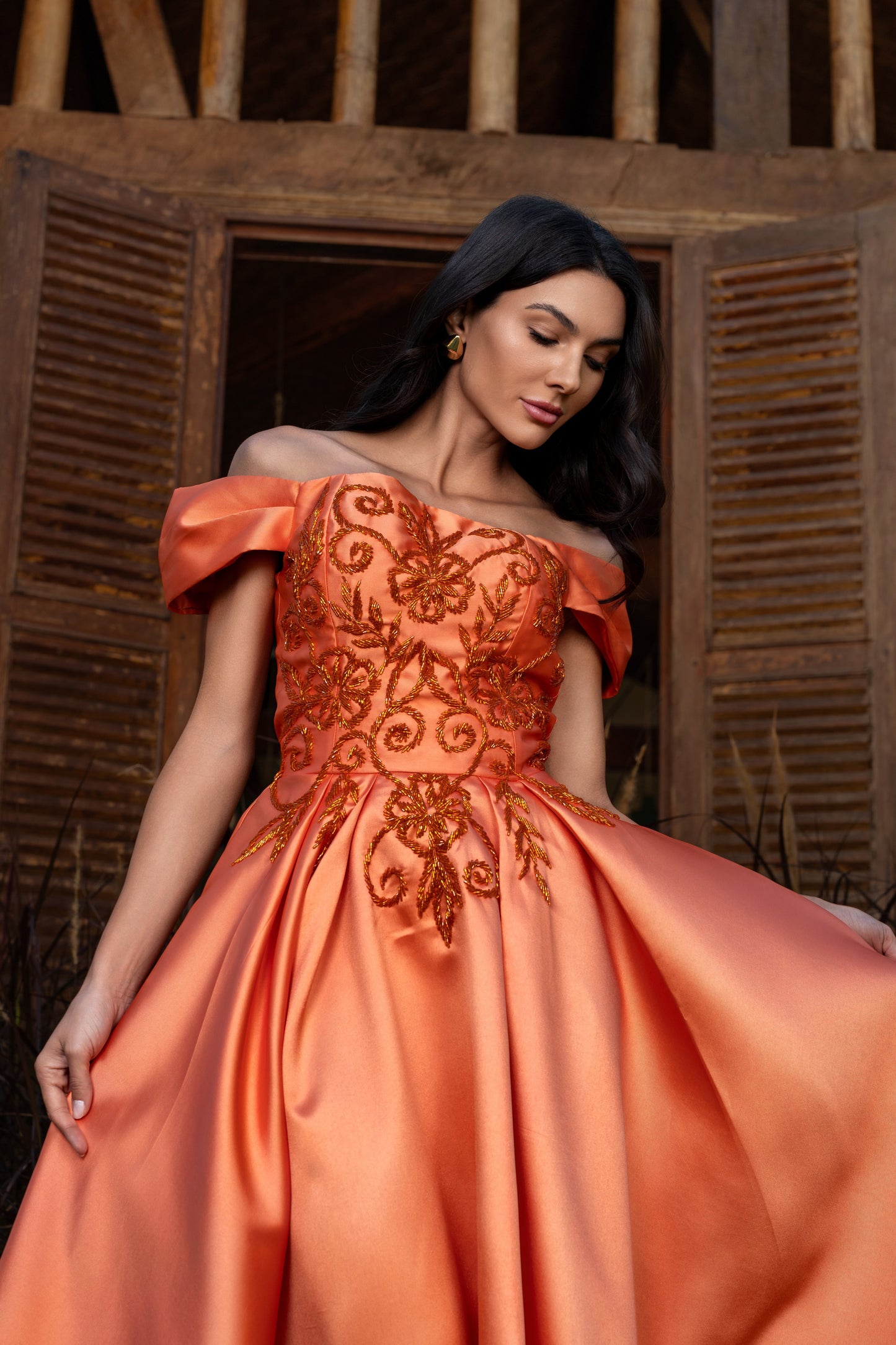 VESTIDO LIMOGES - Laranja