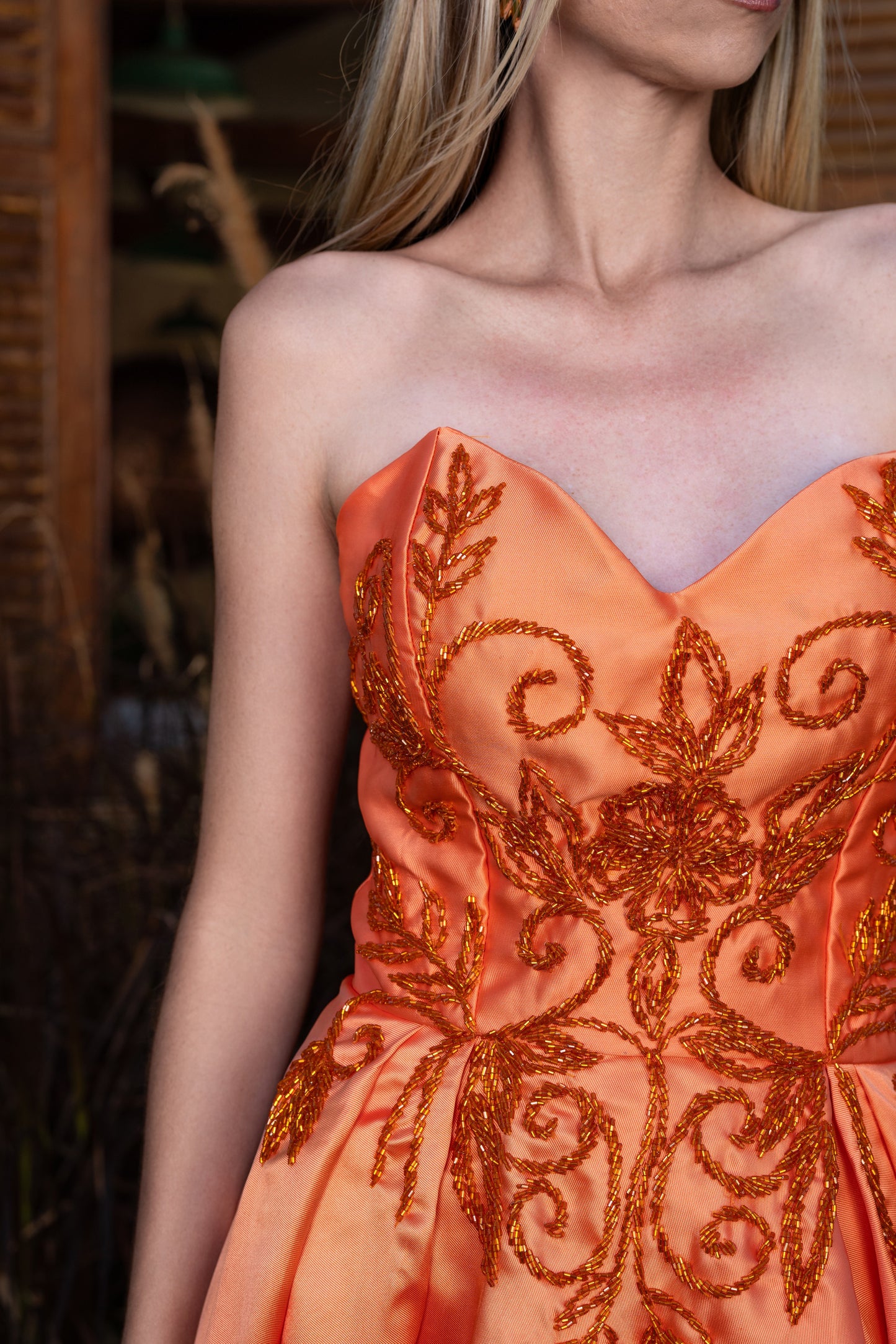 VESTIDO TOURNUS - Laranja