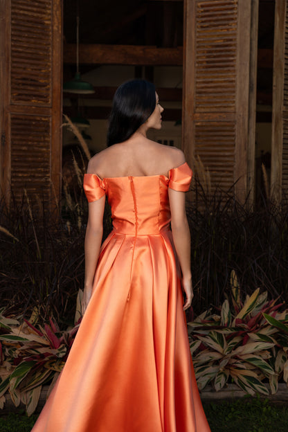 VESTIDO LIMOGES - Laranja