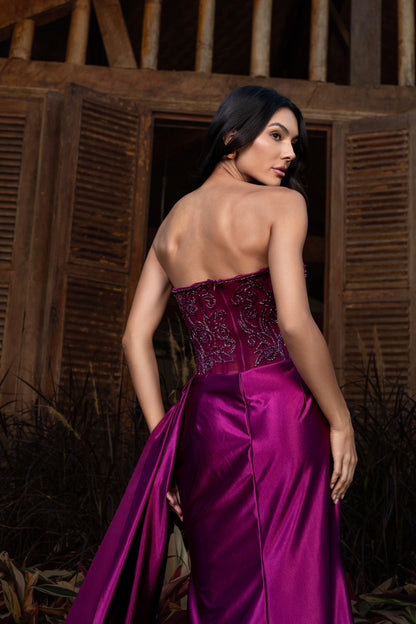 VESTIDO BOURGES - Fúcsia