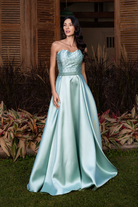 VESTIDO PARIS - Verde Menta