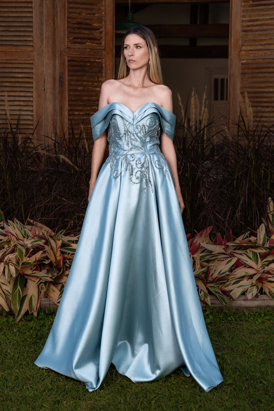 VESTIDO LE HAVRE - Azul Serenity