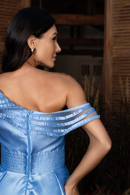 VESTIDO BELMONTE - Azul Serenity