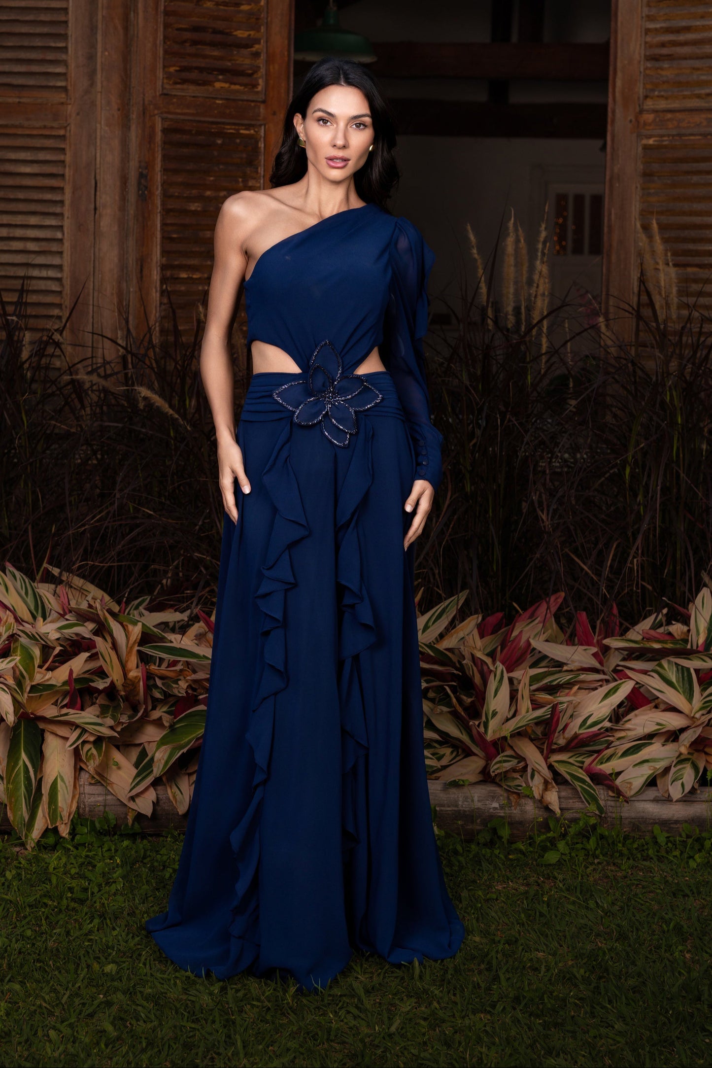 VESTIDO LAGOS - Azul Marinho