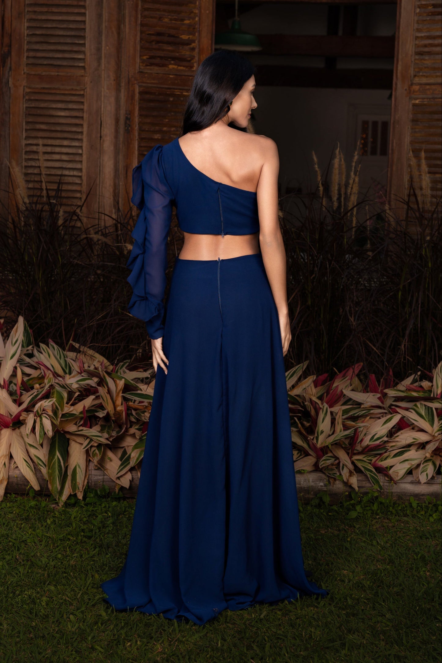 VESTIDO LAGOS - Azul Marinho