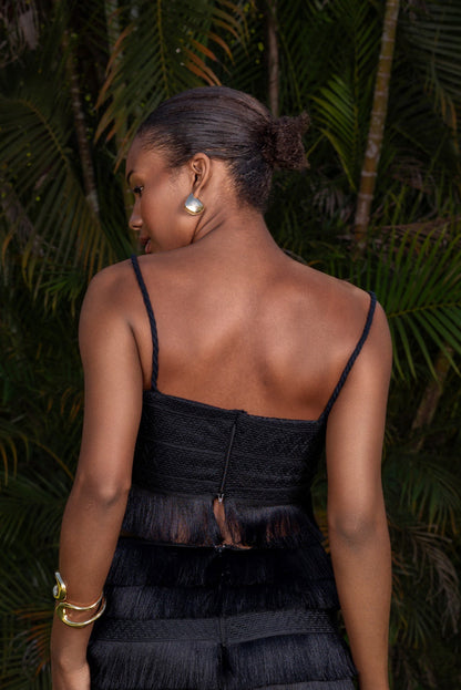 TOP CROPPED BÚZIOS - Preto