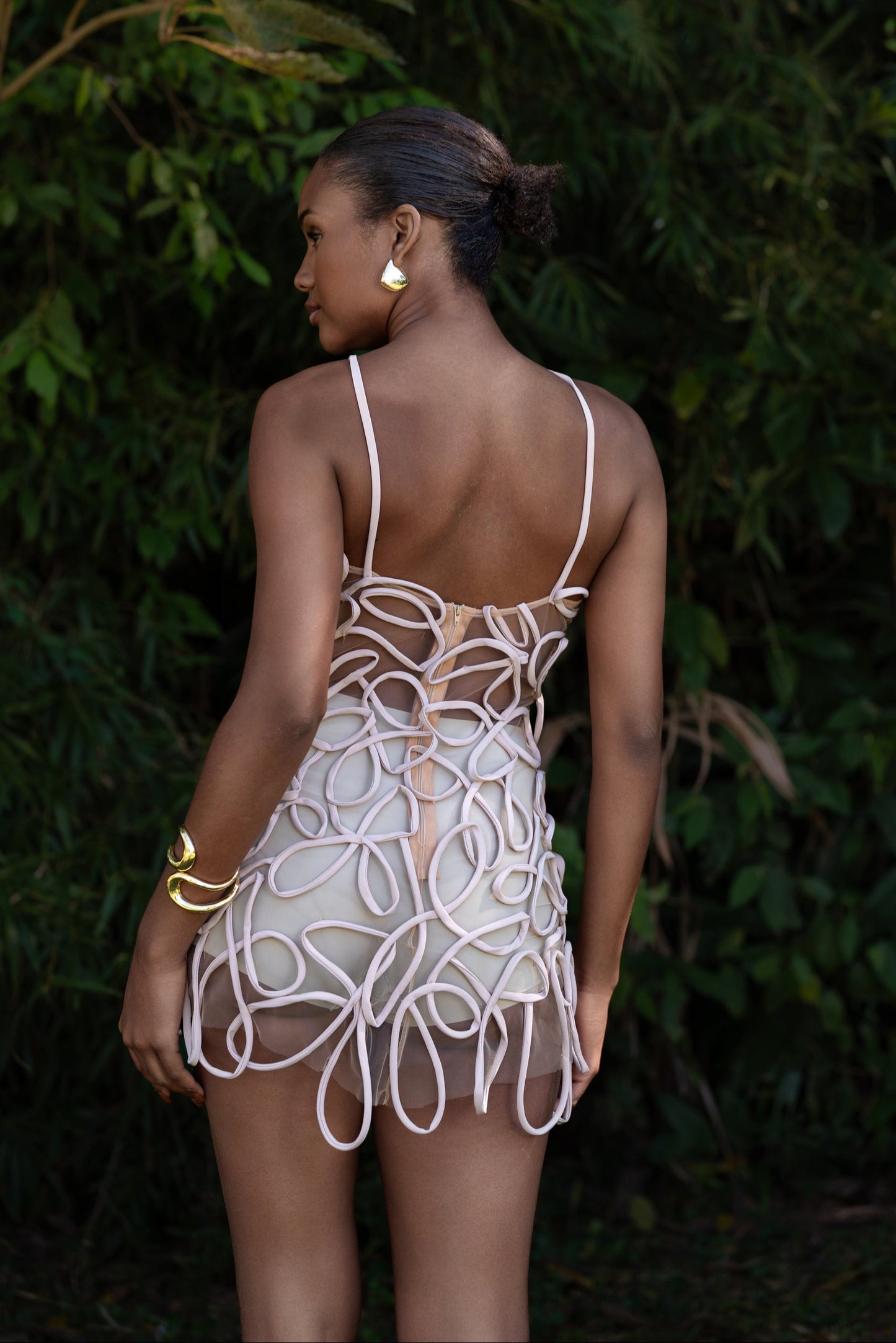 VESTIDO CURTO CAETÊ - Off White