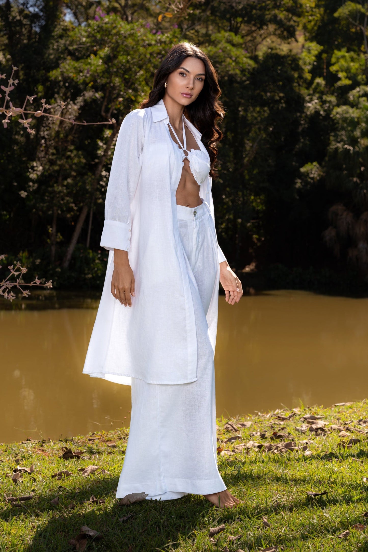 CALÇA PANTALONA VITÓRIA - Branco