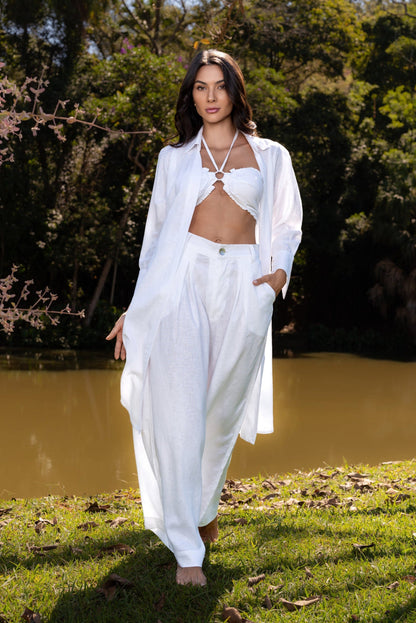 CALÇA PANTALONA VITÓRIA - Branco