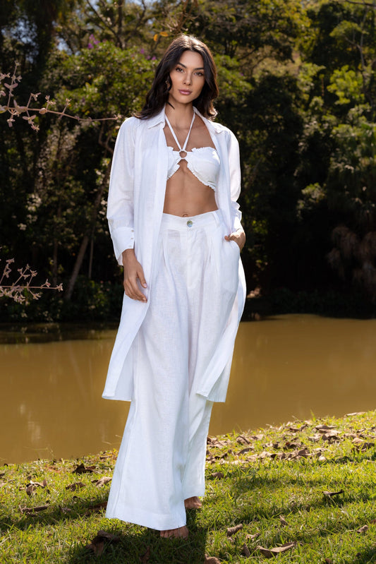CALÇA PANTALONA VITÓRIA - Branco