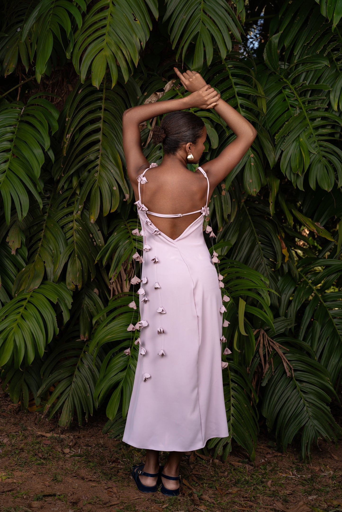 VESTIDO MIDI ITAPUÃ - Rosa Mauve