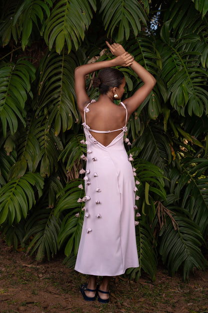VESTIDO MIDI ITAPUÃ - Rosa Mauve