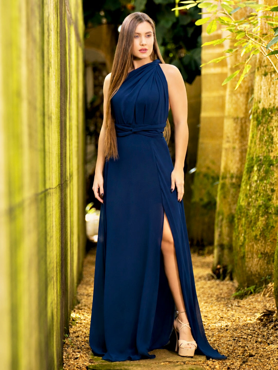 VESTIDO FLORENCE - Azul Marinho