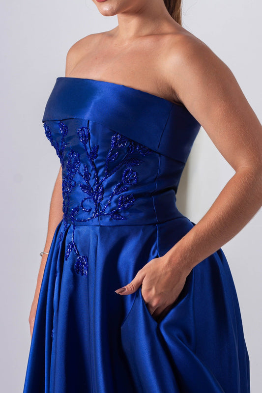 VESTIDO CREUSE - Azul Royal