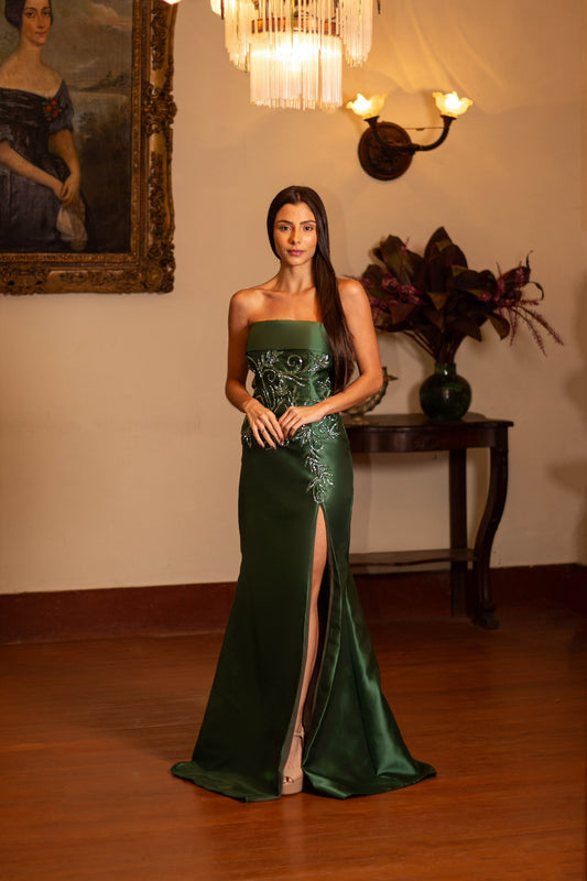 VESTIDO SAUMUR - Verde Oliva