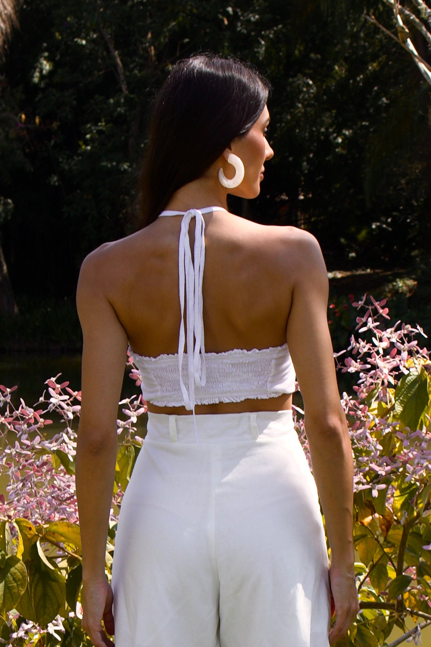 TOP CROPPED VITÓRIA - Branco