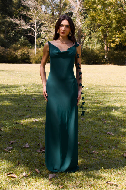 VESTIDO ITAPUÃ - Verde Esmeralda