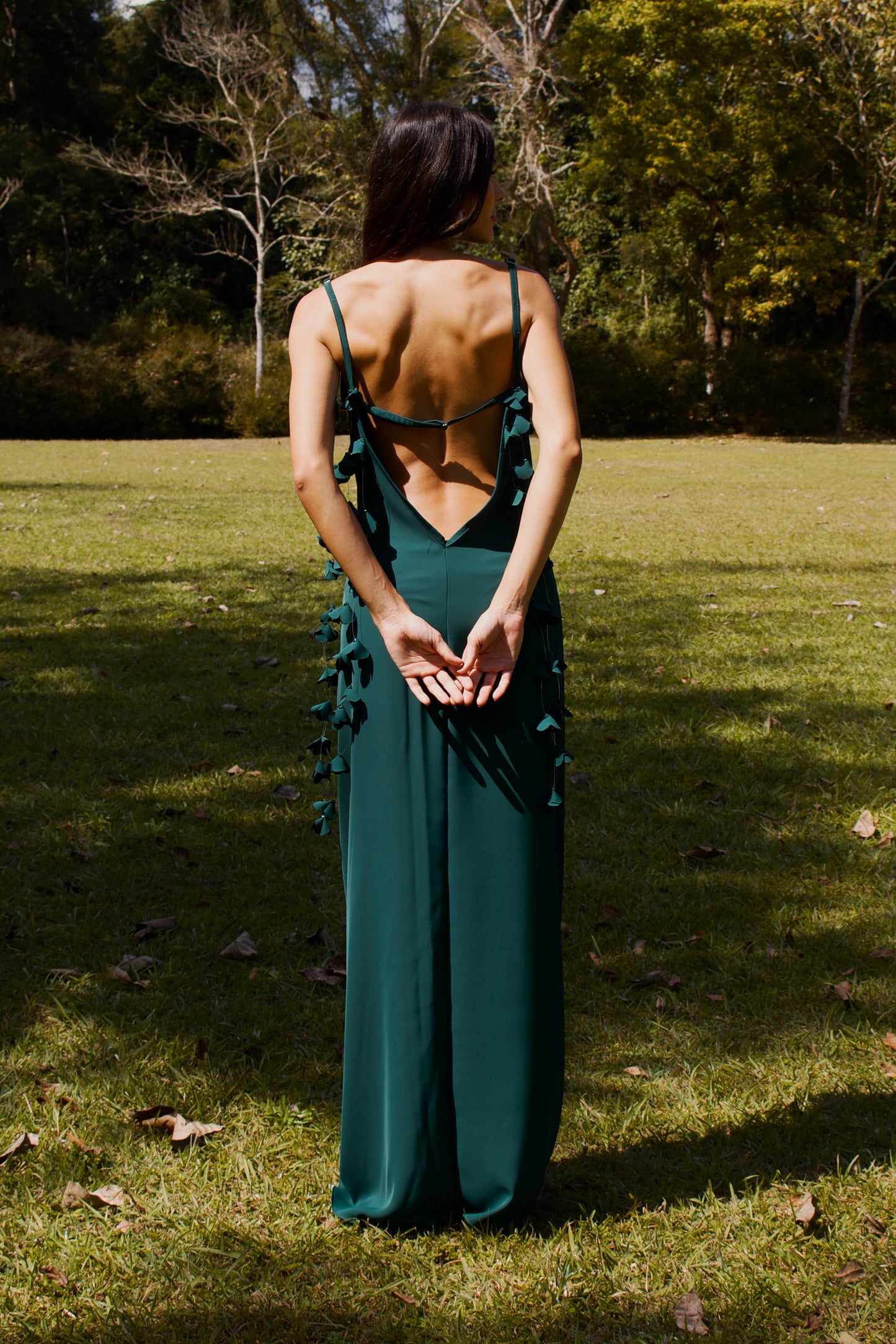 VESTIDO ITAPUÃ - Verde Esmeralda