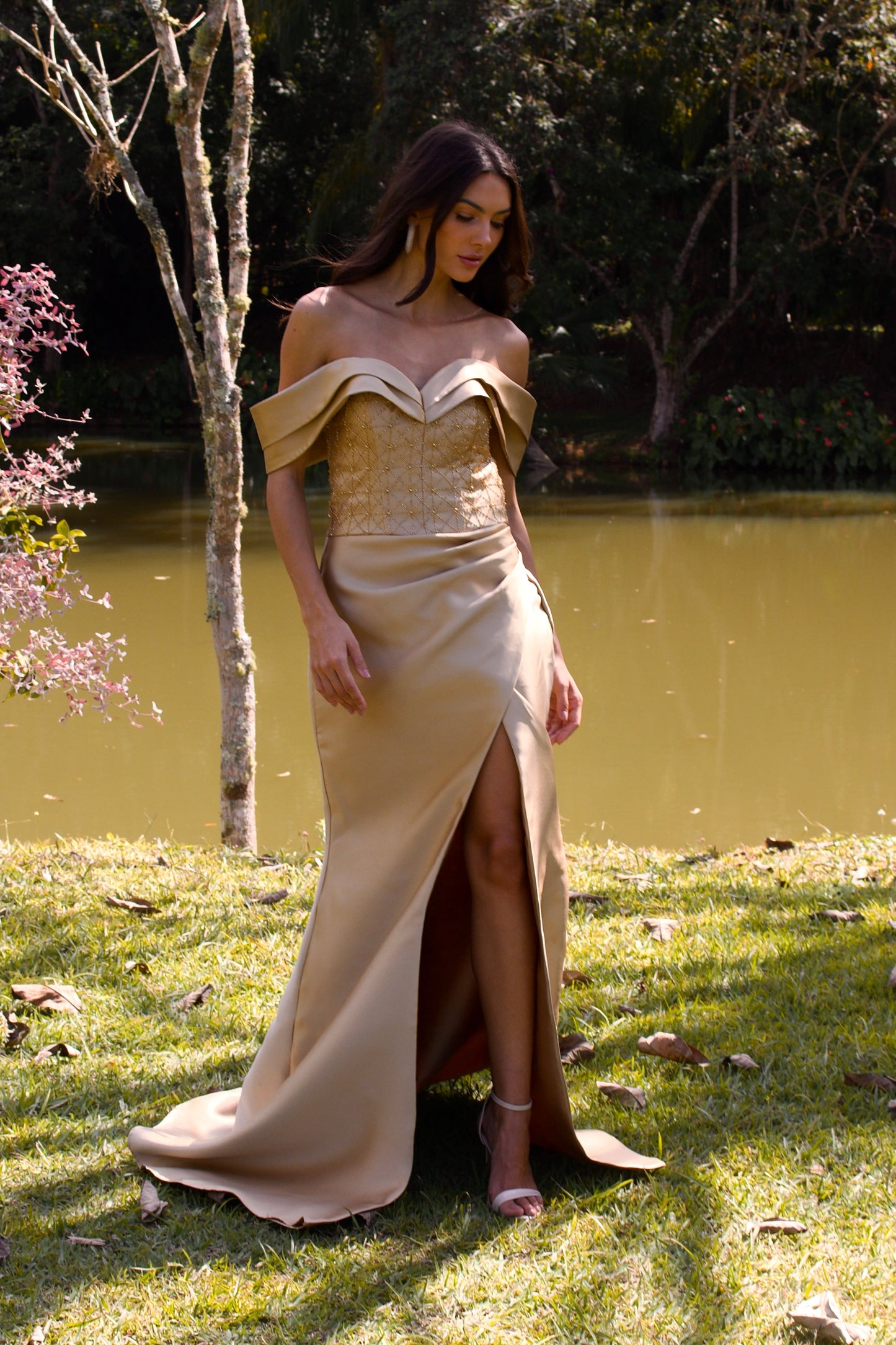 VESTIDO MONTREUIL - Dourado