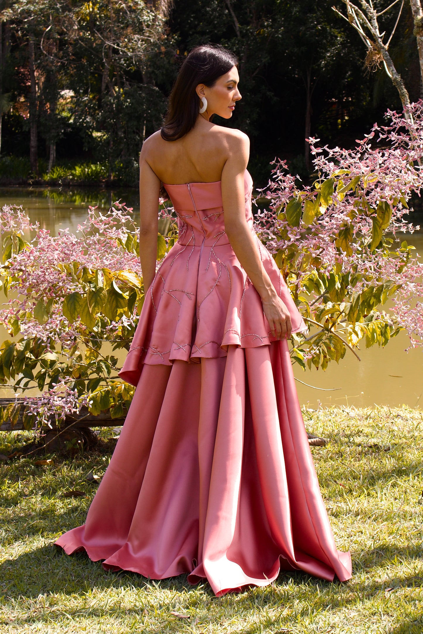 VESTIDO LOURMARIN - Rosê