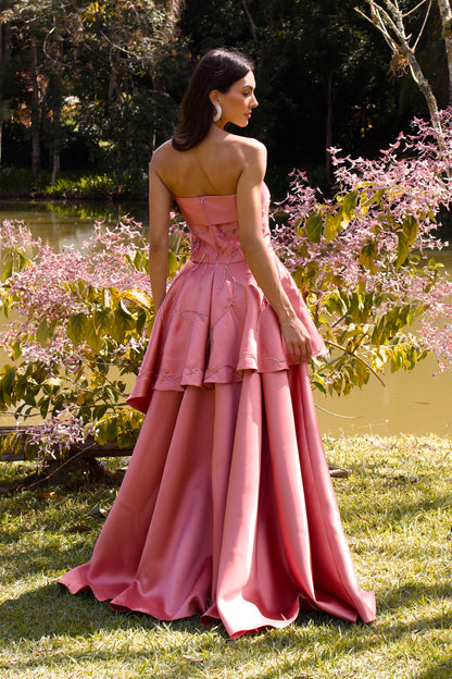 VESTIDO LOURMARIN - Rosê