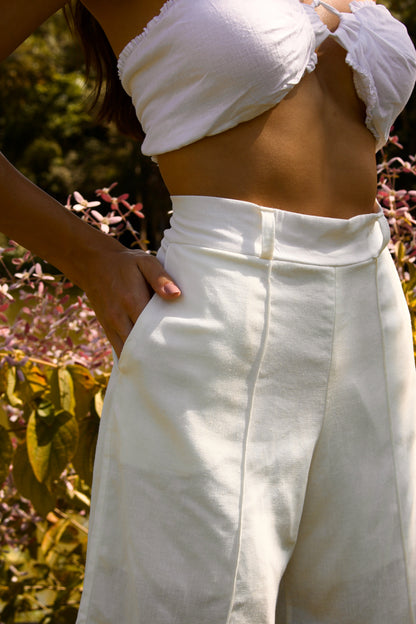 TOP CROPPED VITÓRIA - Branco