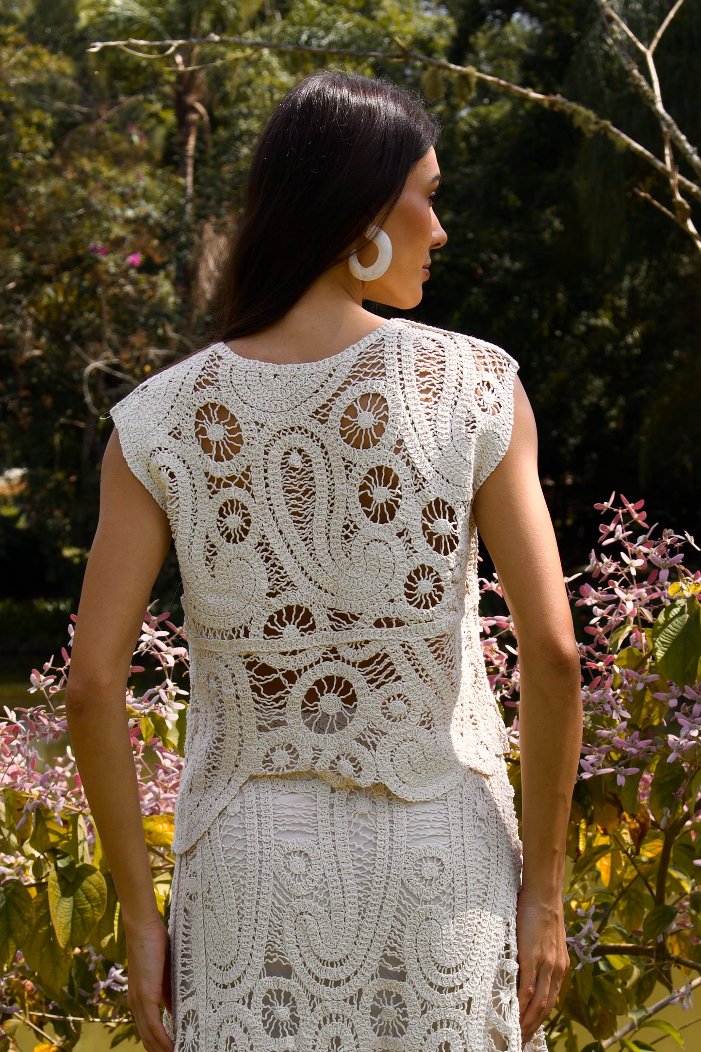 CAMISA DE CROCHET PARU - Off White
