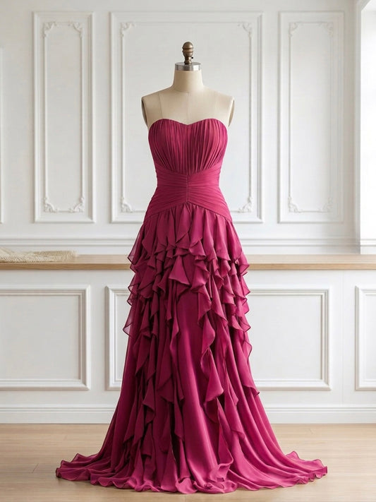 VESTIDO POSITANO - Fúcsia