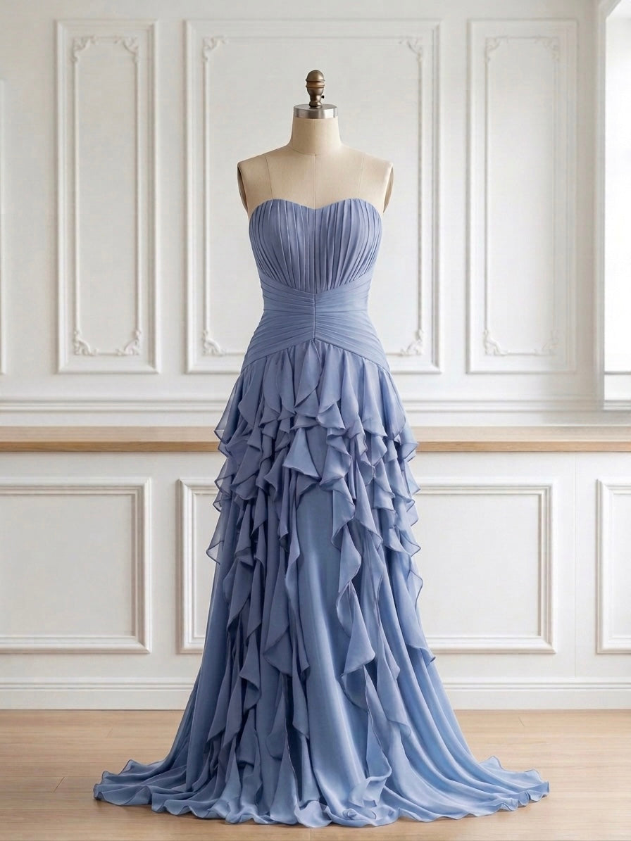 VESTIDO POSITANO - Azul Serenity