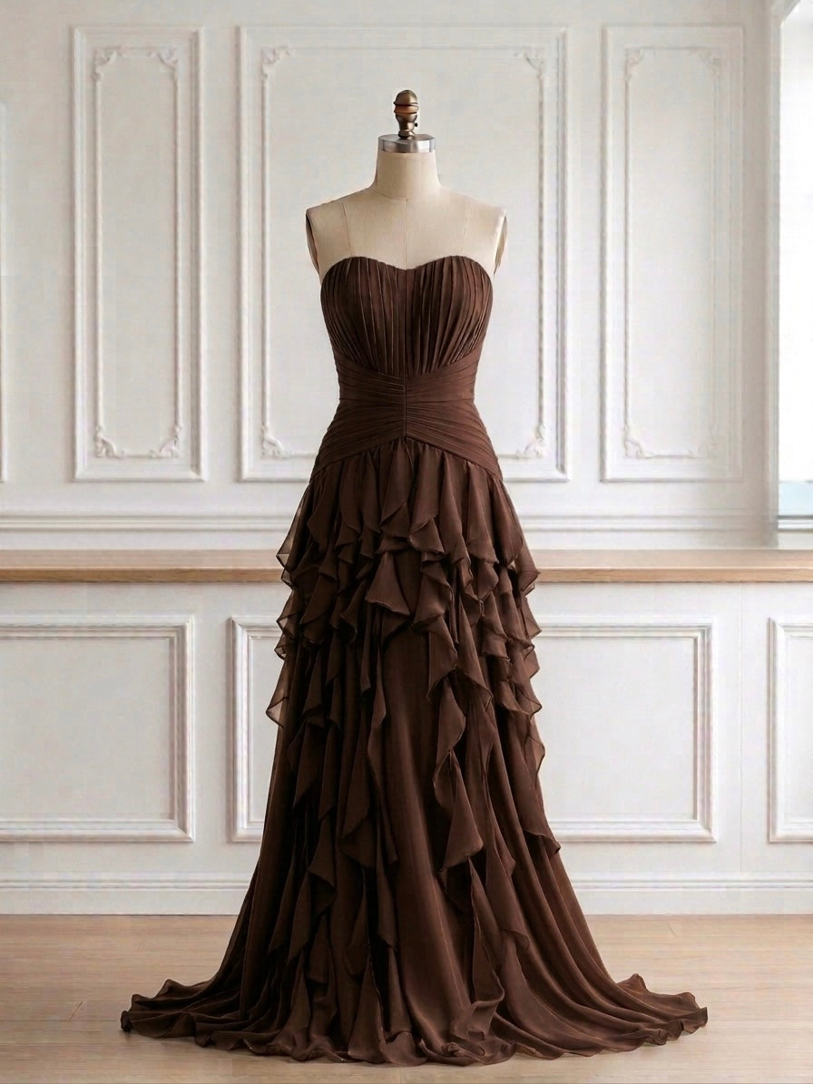 VESTIDO POSITANO - Marrom