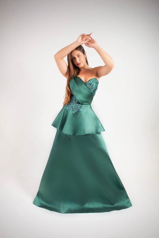 VESTIDO SAINT-RAPHAEL - Verde Esmeralda