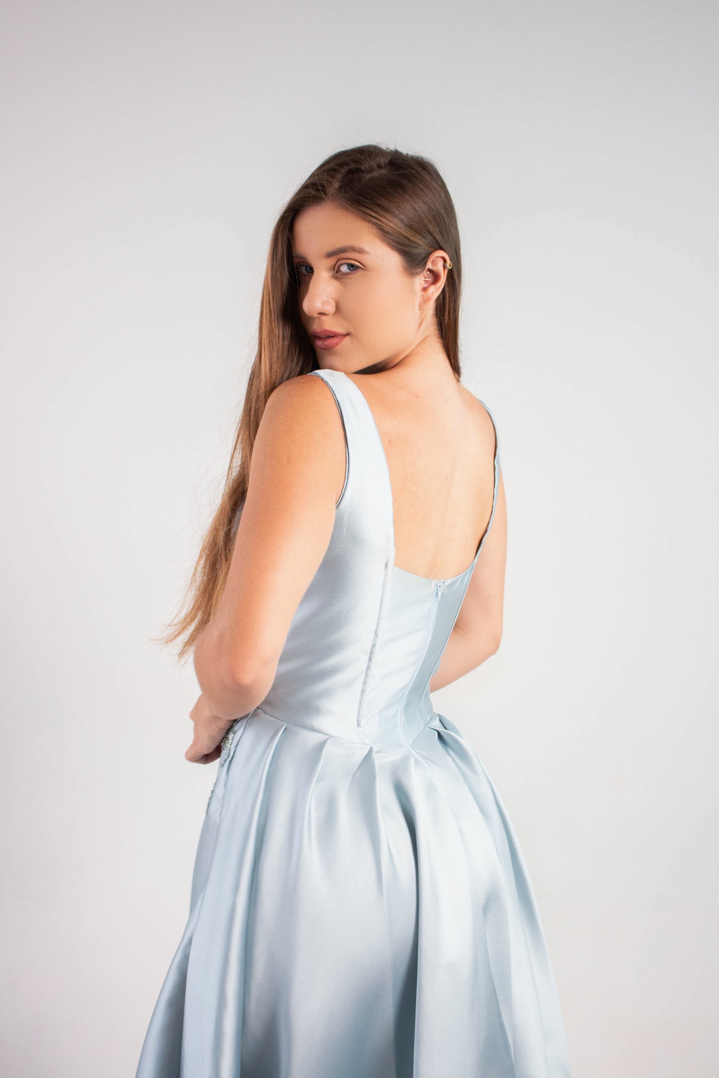 VESTIDO VIENNE - Azul Serenity