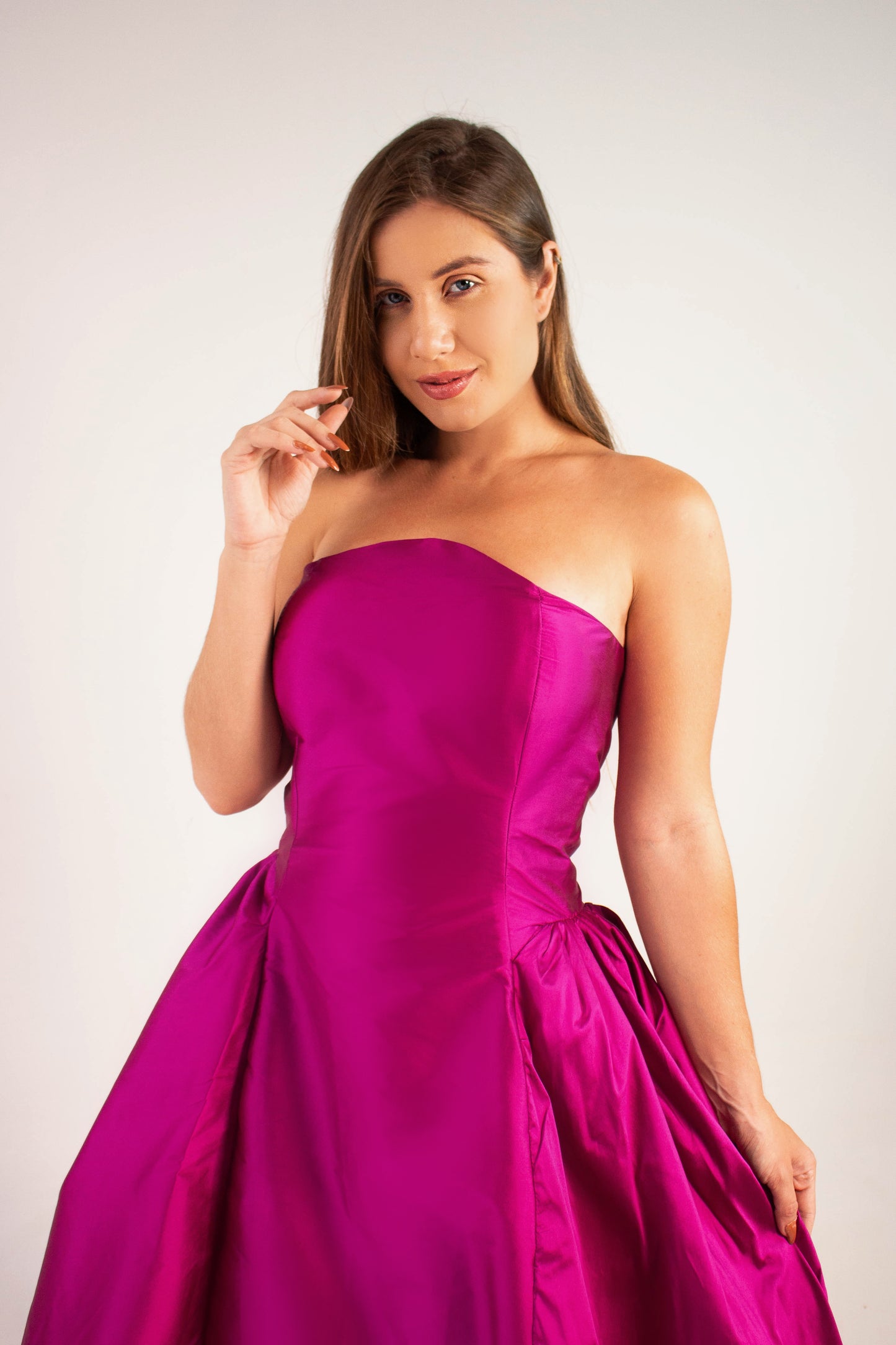 VESTIDO BRAGANÇA - Fúcsia