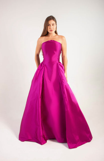 VESTIDO BRAGANÇA - Fúcsia