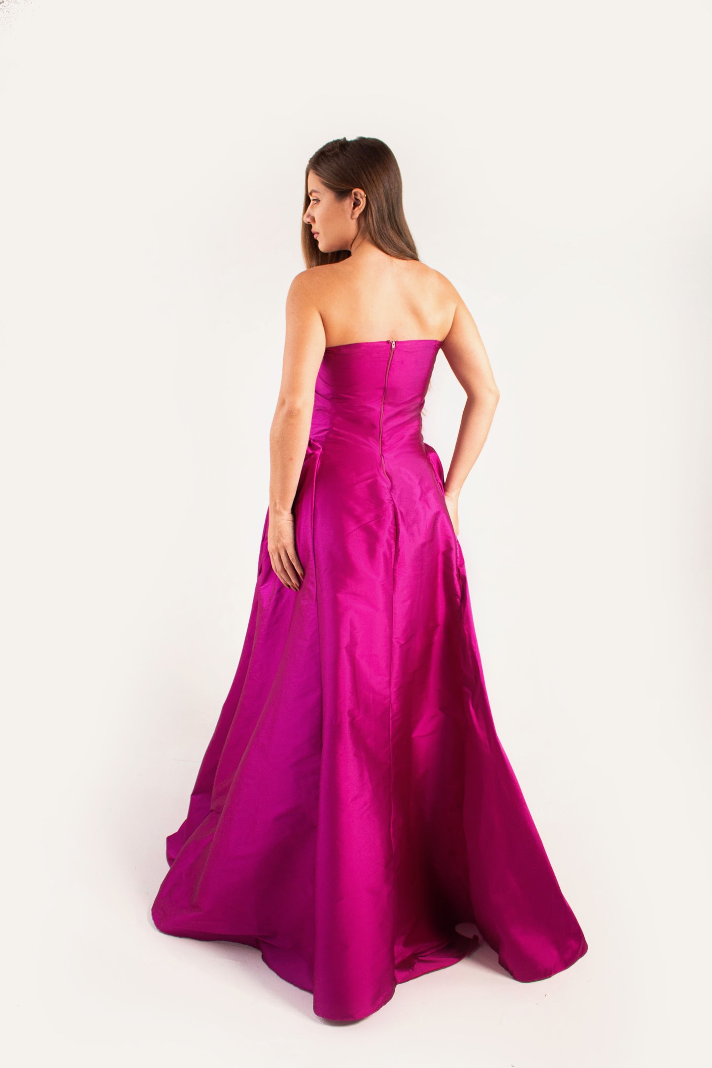 VESTIDO BRAGANÇA - Fúcsia