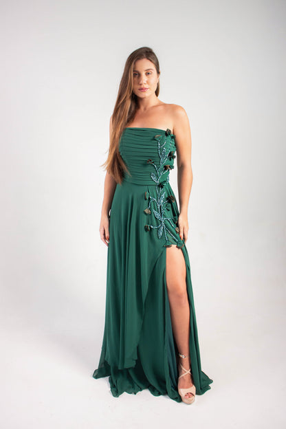 VESTIDO MONTE-CARLO - Verde Esmeralda