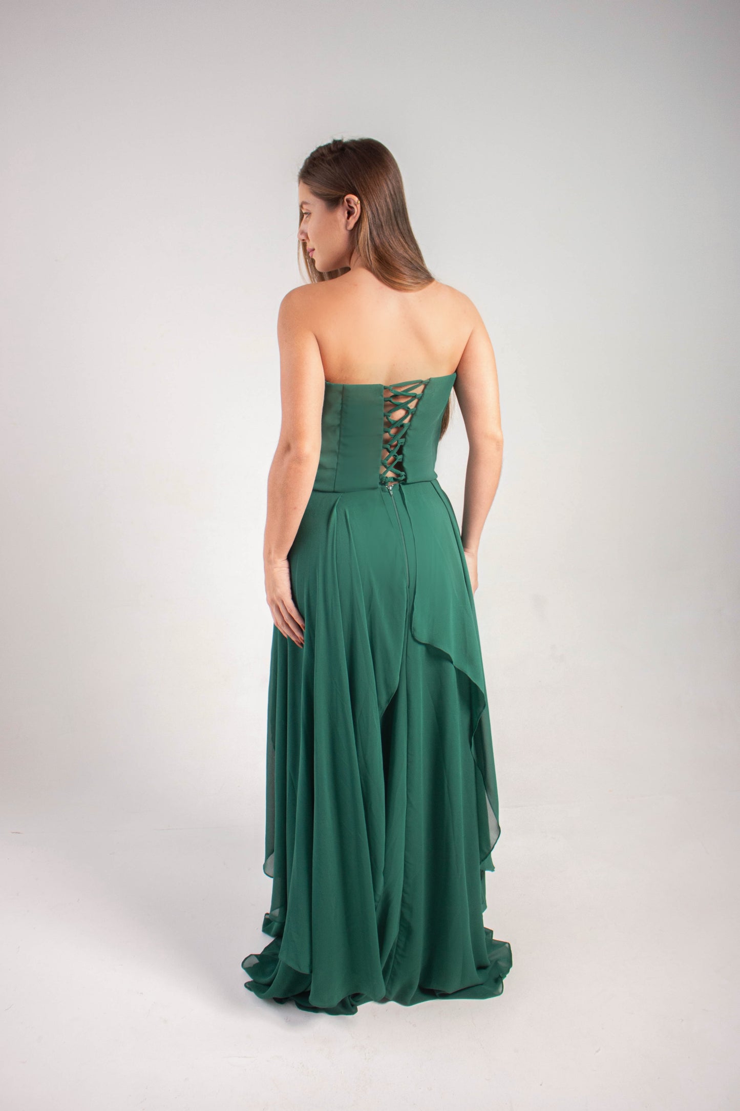 VESTIDO MONTE-CARLO - Verde Esmeralda