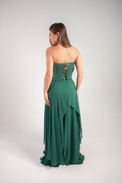 VESTIDO MONTE-CARLO - Verde Esmeralda