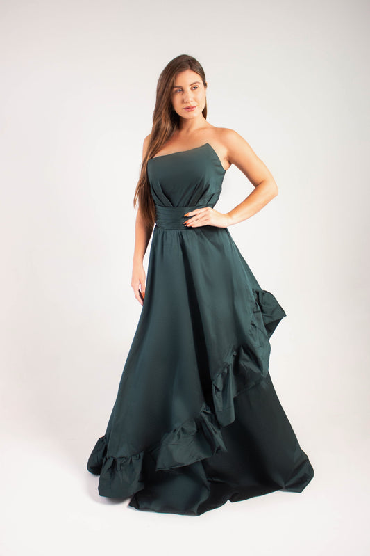 VESTIDO LEIRIA - Verde Esmeralda