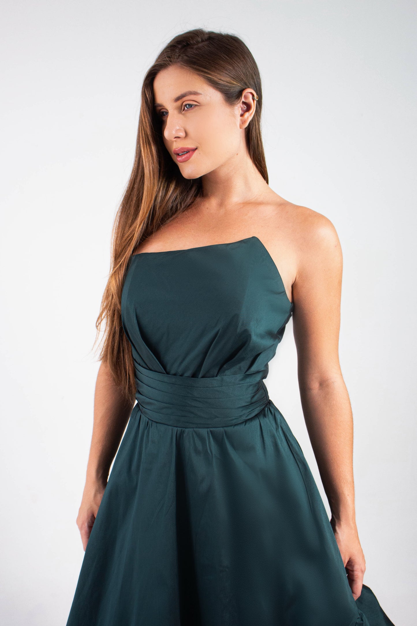 VESTIDO LEIRIA - Verde Esmeralda