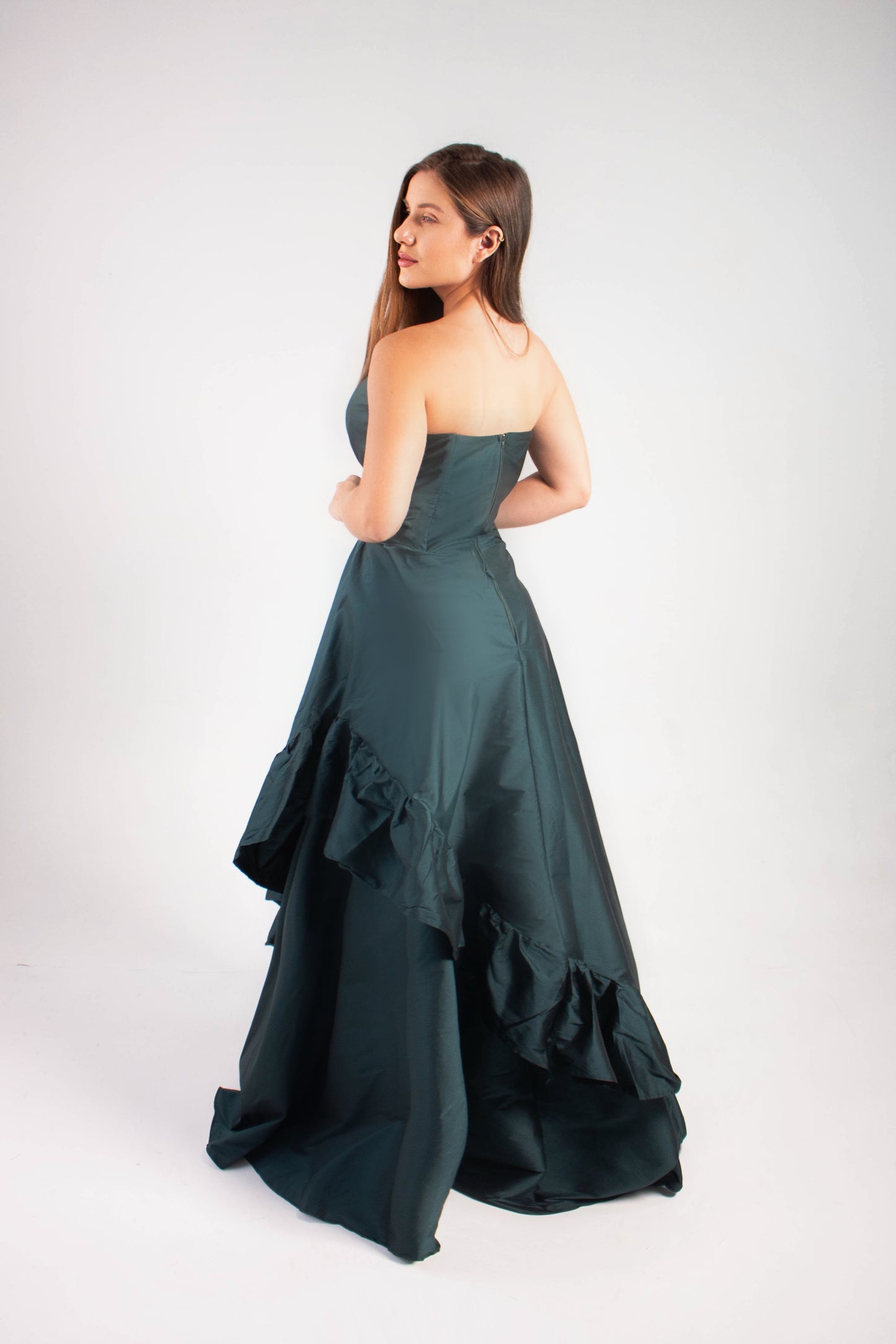 VESTIDO LEIRIA - Verde Esmeralda