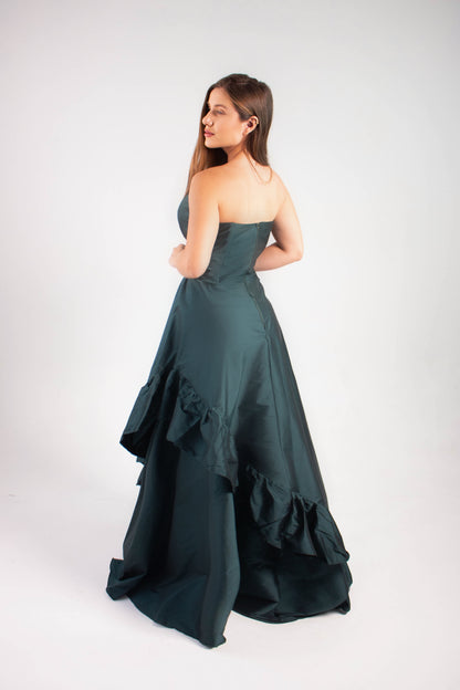 VESTIDO LEIRIA - Verde Esmeralda