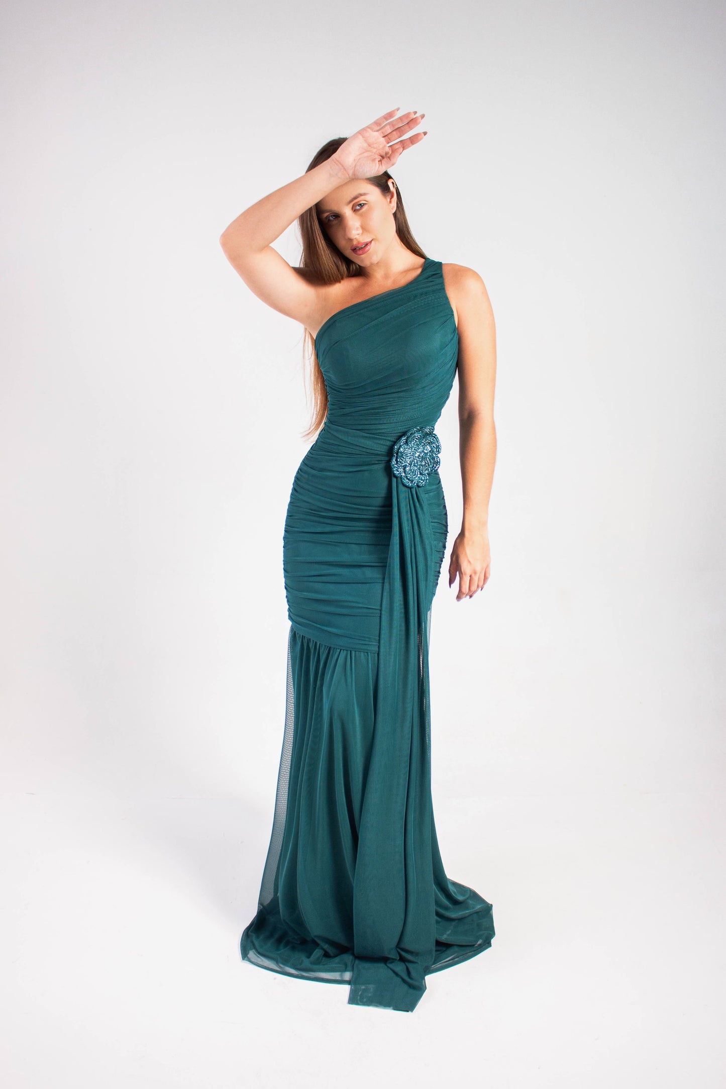 VESTIDO GIVERNY - Verde Esmeralda