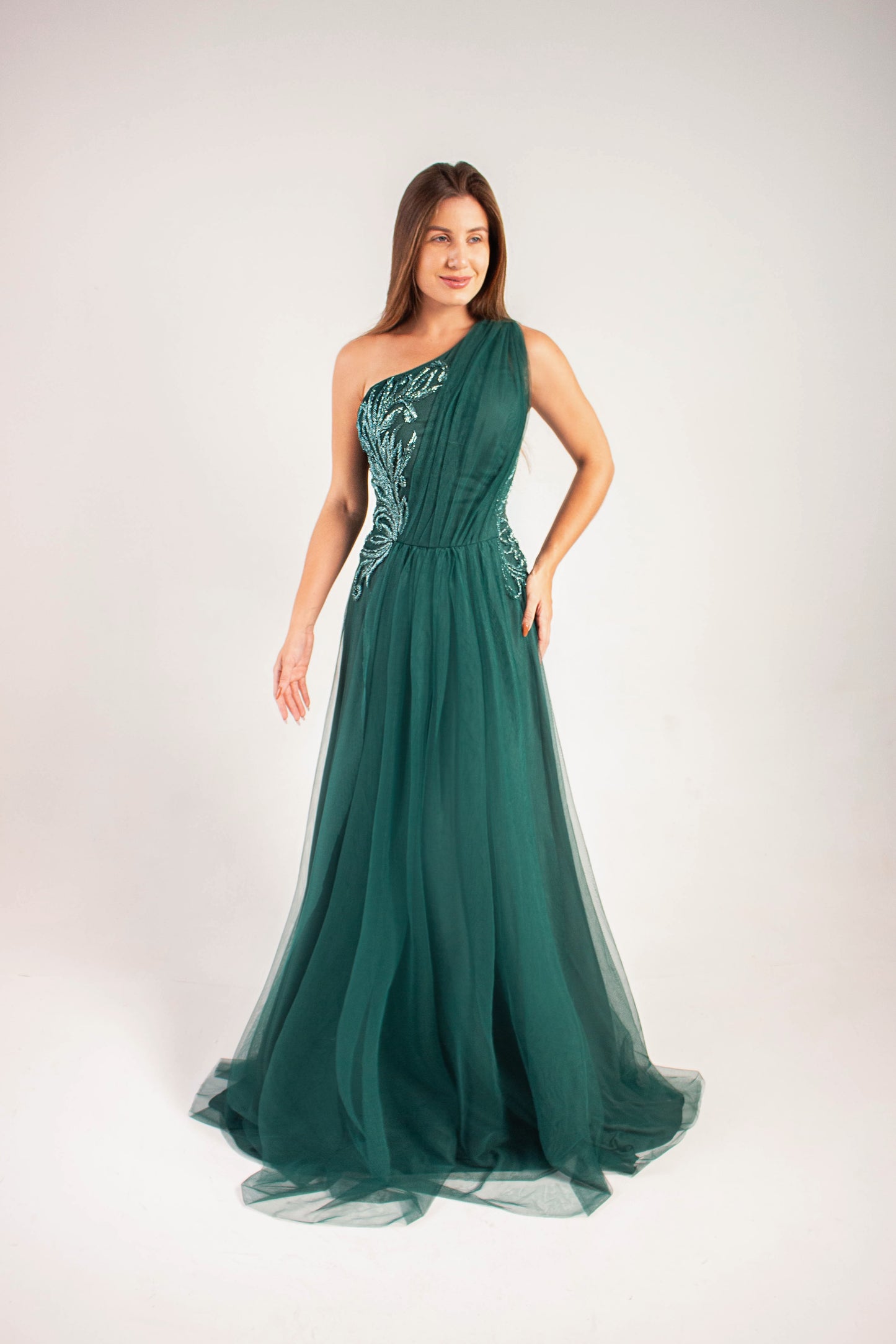 VESTIDO AMBOISE - Verde Esmeralda