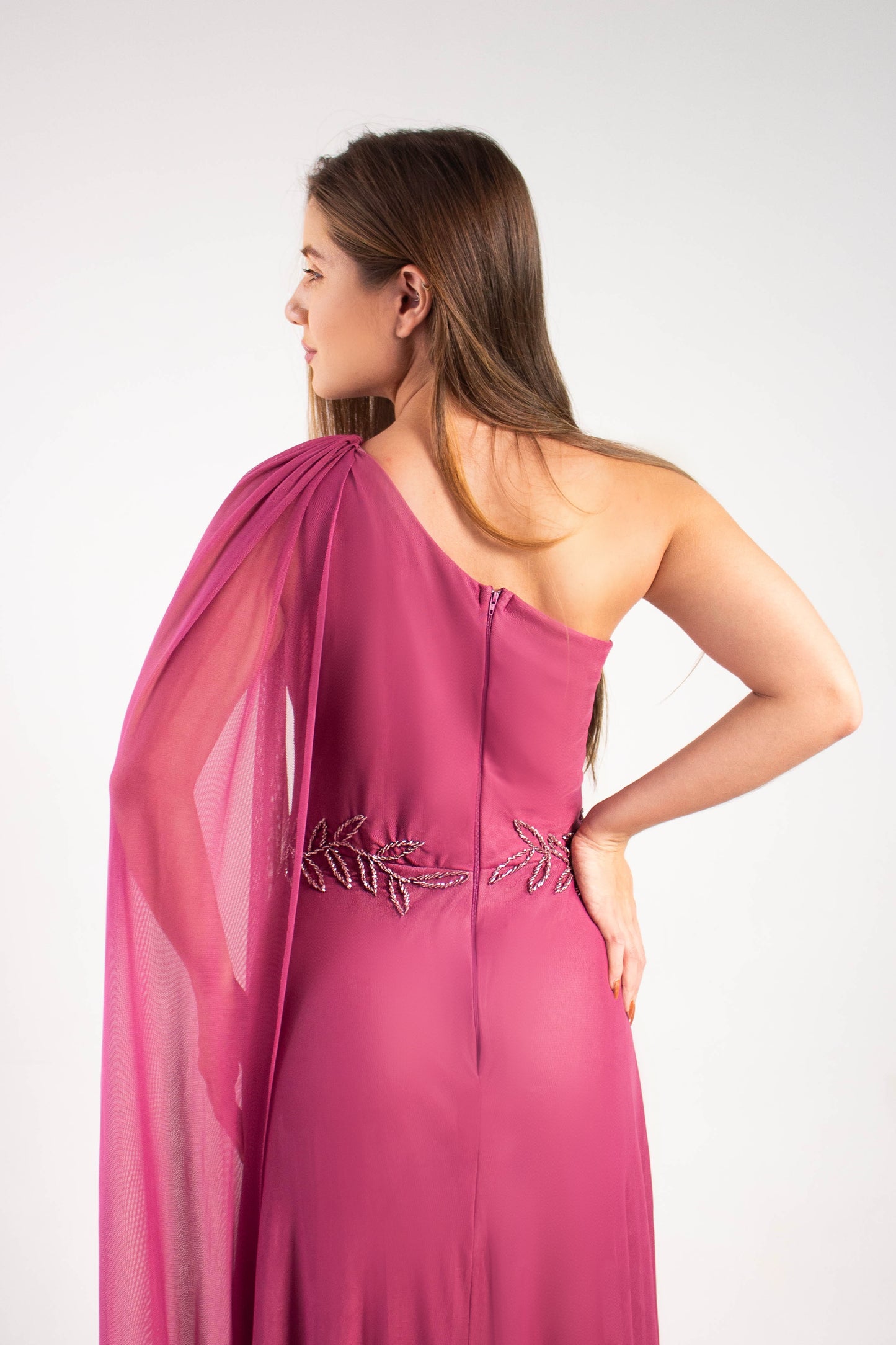 VESTIDO CLAMECY - Rosa Cereja
